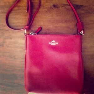 Coach Red Satchel / Crossbody